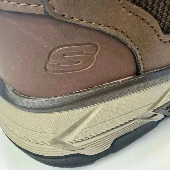 Sketchers work shoes safety toe slip resistant max cushioning size 8W - Picture 5 of 16